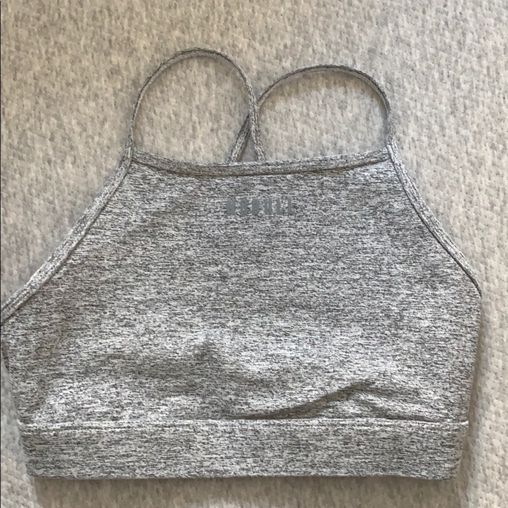 NoBull High-Neck Sports Bra (Plush Heather)